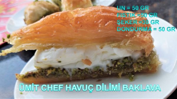 DONDURMALI HAVUÇ DİLİM BAKLAVA